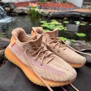 Orange Yeezys tennis’s shoes